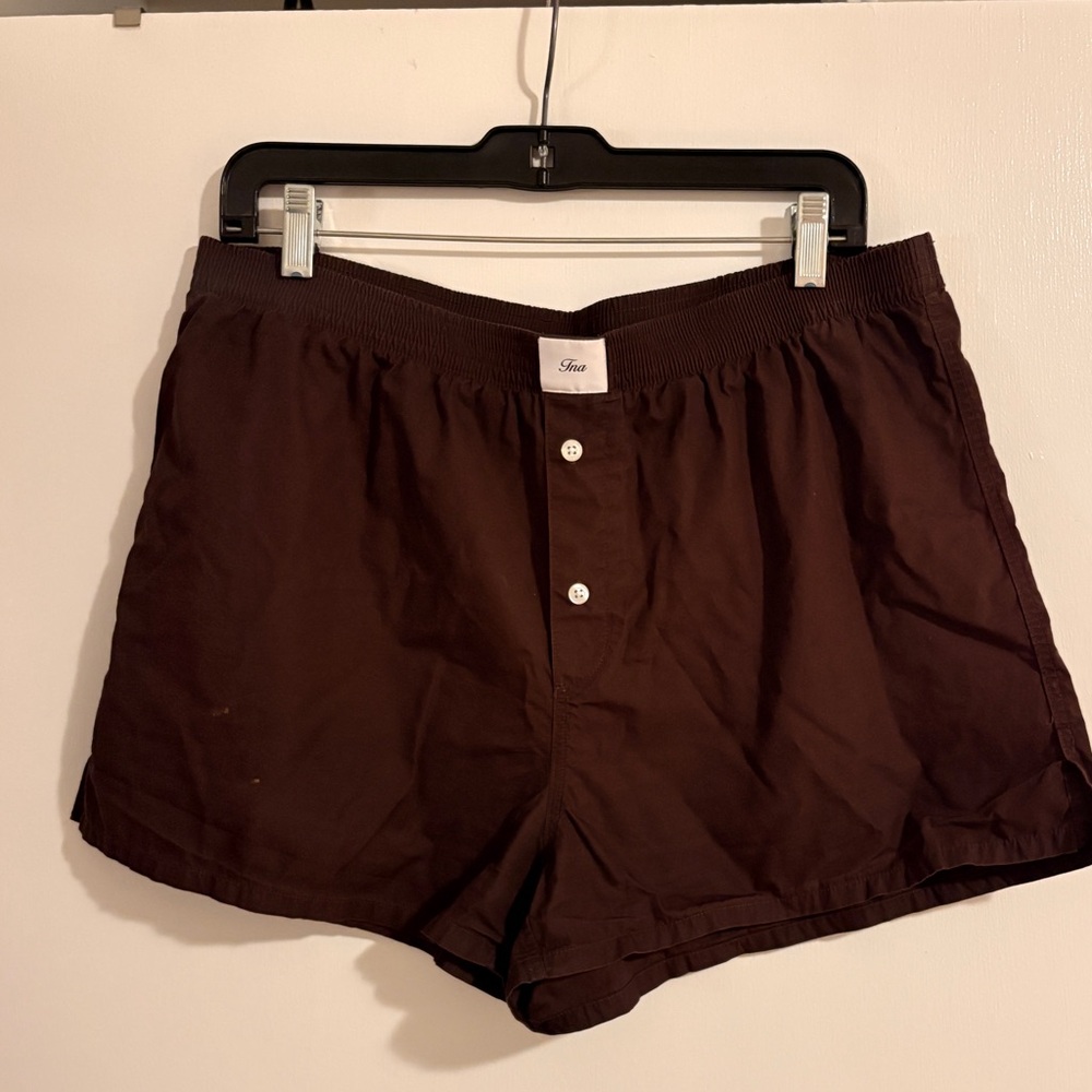 TNA ARITZIA | Dally boxer, chocolate brown | Sz L